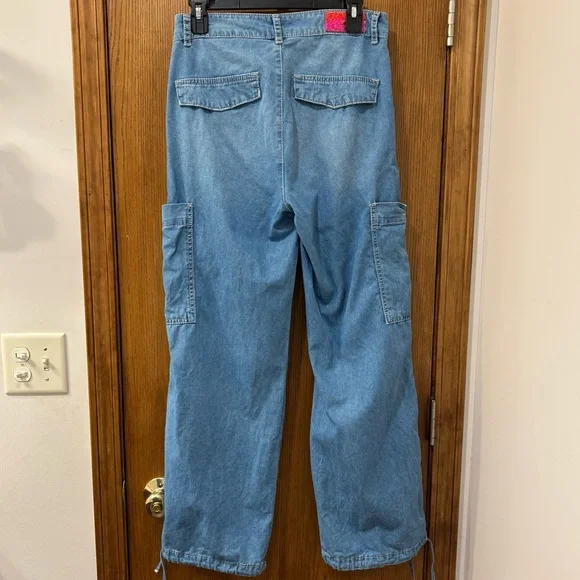 Y2K Comfort Jeans parachute cargo pants, size small - Picture 2 of 12